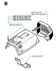 Husqvarna 250RX - 1997-Current - Cylinder Cover