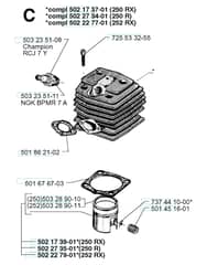 Husqvarna 250RX - 1997-Current - Cylinder Piston