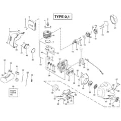 McCulloch 250CXL - 952715655 - 2010-07 - Engine (1) Parts Diagram