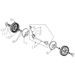 Masport 250ST - 464791 - Nov 2014 > 7881481 - Wheel Assembly