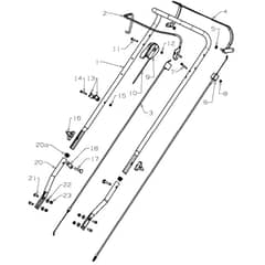 Masport 250ST - 465742 - Oct 2018 - Handle