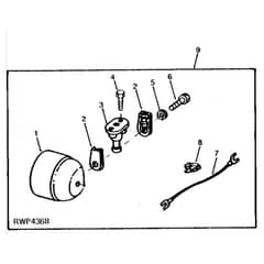 John Deere 2520 - PC1145 - Flood Lamp - ST100