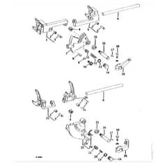 John Deere 2520 - PC1145 - Gear Shifters - ST101