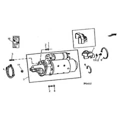 John Deere 2520 - PC1145 - Starting Motor - ST113