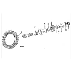 John Deere 2520 - PC1145 - Transmission Differential - ST131