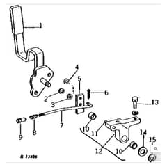 John Deere 2520 - PC1145 - Transmission Disconnect - ST135