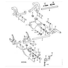 John Deere 2520 - PC1145 - Gear Shifters - ST163