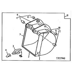 John Deere 2520 - PC1145 - Replacement Standard - ST17