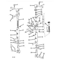 John Deere 2520 - PC1145 - Lift Links - ST276