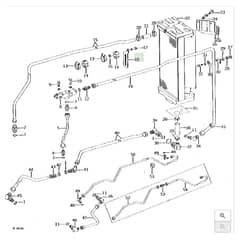 John Deere 2520 - PC1145 - Oil Cooler - ST281