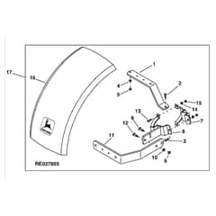 John Deere 2520 - PC1145 - Front Fenders - ST323