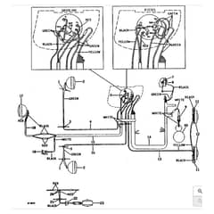 John Deere 2520 - PC1145 - Lamp Wiring - ST334