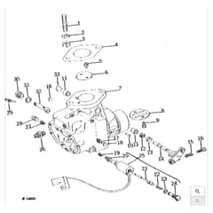 John Deere 2520 - PC1145 - Carburetor - ST34
