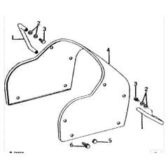 John Deere 2520 - PC1145 - Cowl [02F14] - ST349