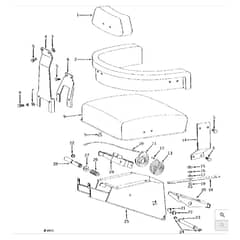 John Deere 2520 - PC1145 - Deluxe Seat - ST354