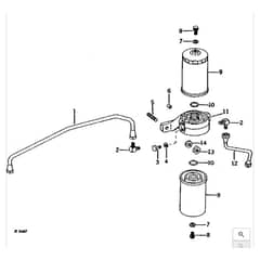 John Deere 2520 - PC1145 - Fuel Filters - ST54