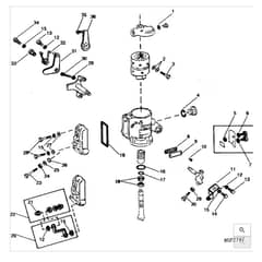 John Deere 2520 - PC1145 - Fuel Injection - ST62