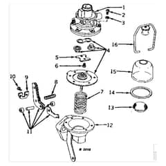 John Deere 2520 - PC1145 - Fuel Pump - ST70