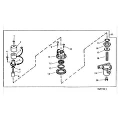 John Deere 2520 - PC1145 - Fuel Strainer - ST74