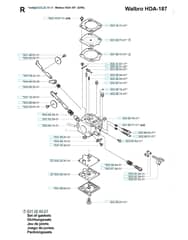 Husqvarna 252RX from 20144900001-Current - Carburetor Details