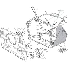 2548H 4WD - 2010 - 2T1525383/M10 - Mountfield Ride On Mower Grasscatcher Diagram
