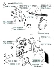 Husqvarna 261EPA - 1999-Current - Chain Brake