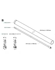 Husqvarna 265RX from 20144900001-Current - Shaft