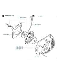Husqvarna 265RX from 20144900001-Current - Starter