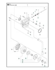 Husqvarna 268 - 2018-Current - Clutch & Oil Pump