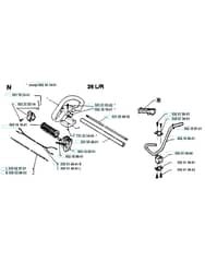 Husqvarna 26R - 1993-5 - Handle & Controls