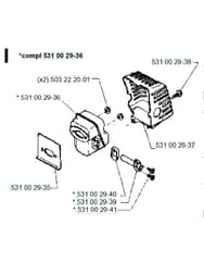 Husqvarna 26H - Muffler
