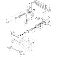 Makita 2702 - Table Saw 210mm - Power Tool 01 Diagram