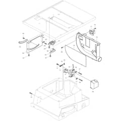 Makita 2702 - Table Saw 210mm - Power Tool 02 Diagram