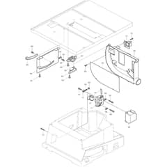 Makita 2703 - Table Saw 255mm - Power Tool 02 Diagram