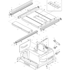 Makita 2704 - Table Saw 255mm - Power Tool 03 Diagram