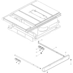 Makita 2704 - Table Saw 255mm - Power Tool 05 Diagram