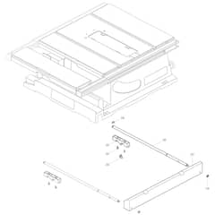 Makita 2704N - 260mm Table Saw - Power Tool 04 Diagram