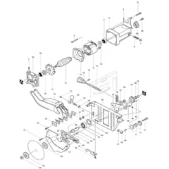 Makita 2708 - Table Saw 203mm - Power Tool 01 Diagram