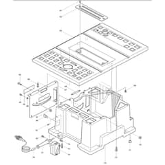 Makita 2708 - Table Saw 203mm - Power Tool 02 Diagram