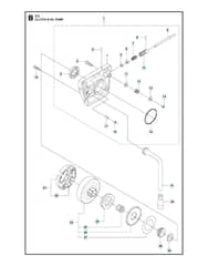Husqvarna 272XP - Clutch & Oil Pump