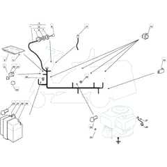 2800SH - 2011-2013 - 2T0210383/M10 - Mountfield Ride On Mower Electrics Diagram