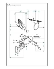 Husqvarna 281XP - Chain Brake & Clutch Cover