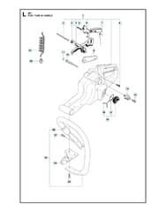 Husqvarna 281XP - Fuel Tank & Handle