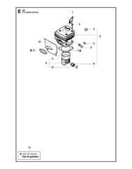 Husqvarna 288XP - Cylinder Piston