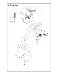 Husqvarna 288XP - Fuel Tank & Handle