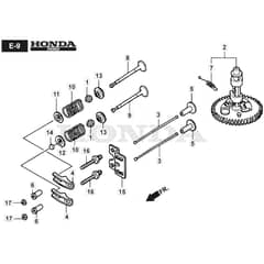 3000SH - 2012-2015 - 2T2000383/M12 - Mountfield Ride On Mower Camshaft Diagram