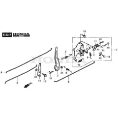 3000SH - 2012-2015 - 2T2000383/M12 - Mountfield Ride On Mower Control Diagram