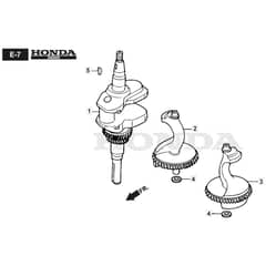 3000SH - 2012-2015 - 2T2000383/M12 - Mountfield Ride On Mower Crankshaft Diagram