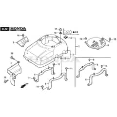 3000SH - 2012-2015 - 2T2000383/M12 - Mountfield Ride On Mower Fan Cover Diagram