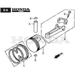 3000SH - 2012-2015 - 2T2000383/M12 - Mountfield Ride On Mower Piston Diagram
